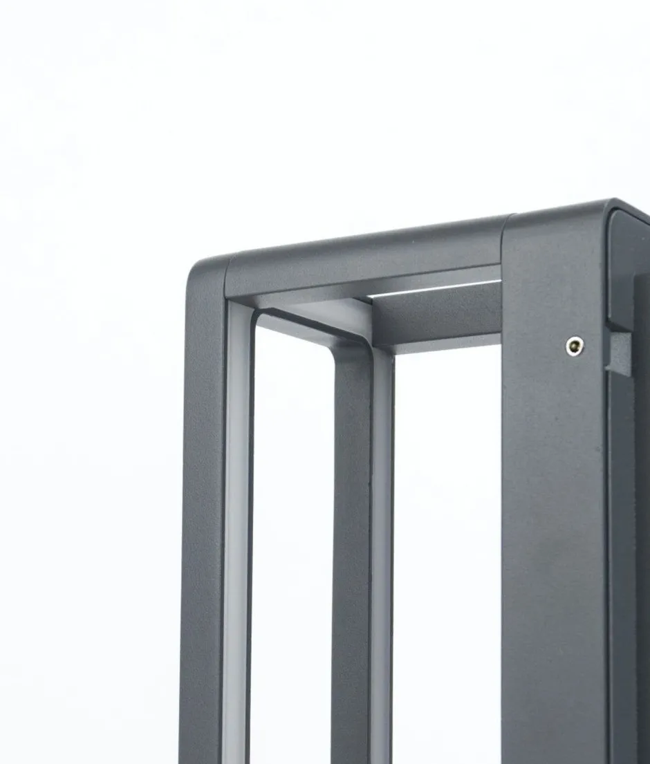 Außenwandleuchten|Led Außenleuchten*SU-MA Wetterfeste LED Wandlampe Außen Aluminium IP65 210 lm