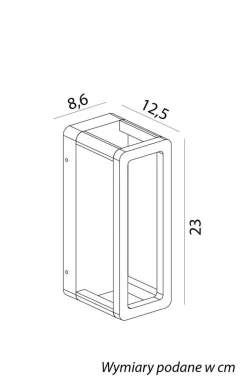 Außenwandleuchten|Led Außenleuchten*SU-MA Wetterfeste LED Wandlampe Außen Aluminium IP65 210 lm