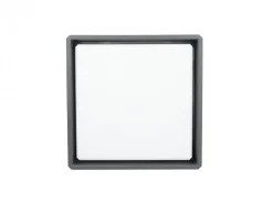 Metall Lampen|Led Außenleuchten*SU-MA Wetterfeste LED Wandleuchte Aluminium IP65 18 W B:20 cm