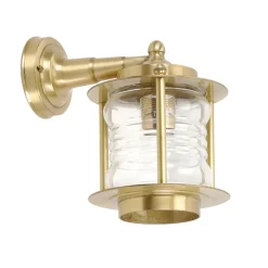 Lido Wetterfeste Wandlampe MYKO Messing Maritim Hof Haus< Außenleuchten Antik|Außenwandleuchten