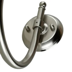 Metall Lampen|Messinglampen*Lido Wetterfeste Wandlampe VERIA Nickel Weiß aus Messing