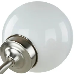 Metall Lampen|Messinglampen*Lido Wetterfeste Wandlampe VERIA Nickel Weiß aus Messing