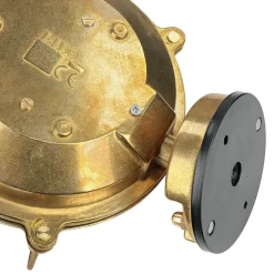 Lido Wetterfeste Wandleuchte SERIFOS Messing Maritim IP64< Außenwandleuchten|Rustikale Lampen