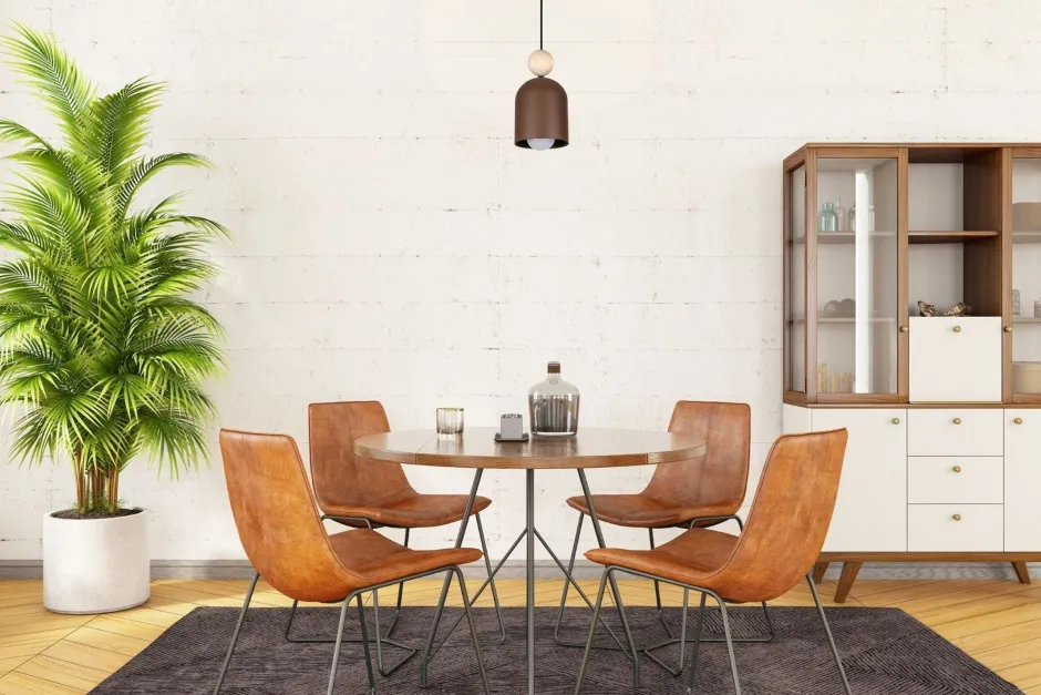 Hängelampen|Bürolampen*Belis Wohnliche Hängelampe Rostbraun Metall Holz E27 Ø11 cm