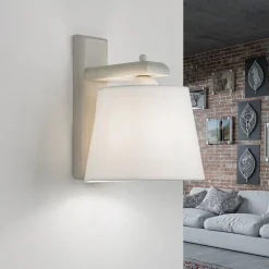 Lamkur Wohnliche Wandlampe BEVERELY Holz 3-flmg Leuchte< Wandleuchten|Moderne Lampen