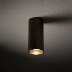 Nowodvorski Wohnlicher Aufbauspot Stahl in Schokolade GU10 Ø5,5 cm< Spots|Flurlampen