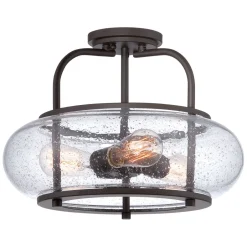 Elstead Wohnzimmer Deckenleuchte FELI Glas Ø41cm Lampe< Deckenleuchten|Industrie Lampen