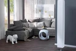 Invicta Interior Wohnzimmer Lampe Designerleuchte eckig 160cm< Bauhaus Lampen|Stehlampen