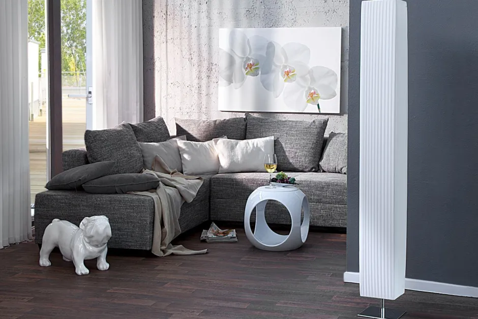 Invicta Interior Wohnzimmer Lampe Designerleuchte eckig 160cm< Bauhaus Lampen|Stehlampen