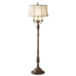 Elstead Wohnzimmer Stehlampe 159 cm 4x E27 Jugendstil BRIGETTE< Jugendstil Lampen|Stofflampen