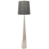 Stofflampen|Designerlampen*Elstead Wohnzimmer Stehlampe Stoff Metall 181cm Modern Design