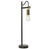 Elstead Wohnzimmer Tischleuchte Industrial Design Schwarz< Tischlampen|Industrie Lampen