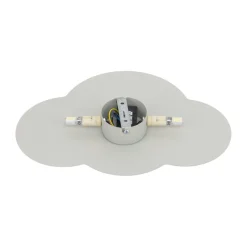 Kinderzimmerlampen|Kinderlampen*TK Lighting Wolkenlampe Kinder Beige B: 38 cm 2x G9 flach Metall
