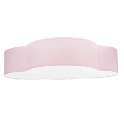 TK Lighting Wolkenlampe Rosa Stoff 62 cm lang 4x E27 Baby Kinder<Kinder Kinderzimmerlampen|Kinderlampen