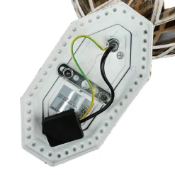 Easylight XL Außenleuchte Weiß Gold IP44 Vintage Kugel Schirm< Vintage Lampen|Rustikale Lampen