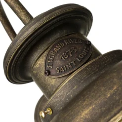 Giovanni Battista XL Außenwandleuchte Amalfi Echt-Messing Handarbeit< Lampen Aus Aller Welt|Rustikale Lampen