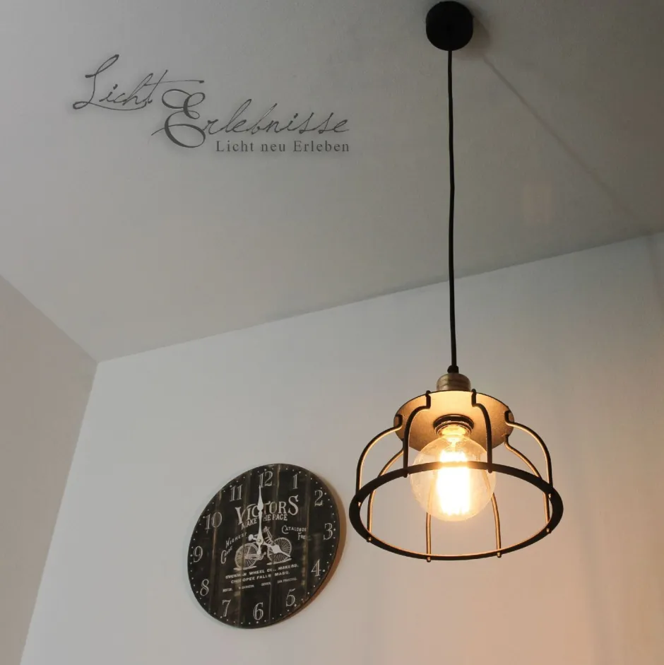 Hängelampen|Esszimmer Lampen*Nowodvorski XL Edison Pendelleuchte Steam Punk