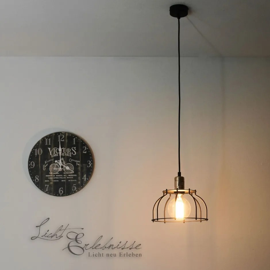 Hängelampen|Esszimmer Lampen*Nowodvorski XL Edison Pendelleuchte Steam Punk