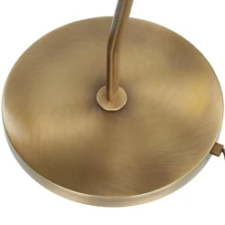 Giovanni Battista XXL Bankerlampe Messing Glas Wohnzimmer MINISTERO< Glaslampen|Metall Lampen