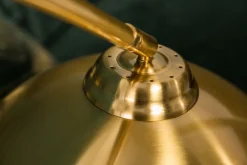 Badezimmer Lampe|Bürolampen*Invicta Interior XXL Bogenlampe Metall 205 cm E27 Retro elegant in Gold