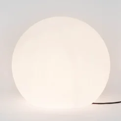 Moderne Lampen|Dekolampen Außen*Nowodvorski XXL Gartenlampe in Weiß Kugel Schirm Ø80cm