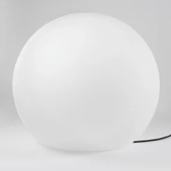 Moderne Lampen|Dekolampen Außen*Nowodvorski XXL Gartenlampe in Weiß Kugel Schirm Ø80cm