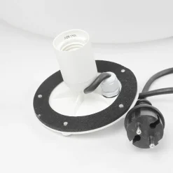 Moderne Lampen|Dekolampen Außen*Nowodvorski XXL Gartenlampe in Weiß Kugel Schirm Ø80cm