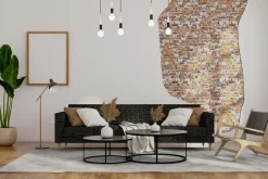 Hängelampen|Bürolampen*Belis XXL Hängelampe Spider Schwarz L:400 cm E27 5-flammig