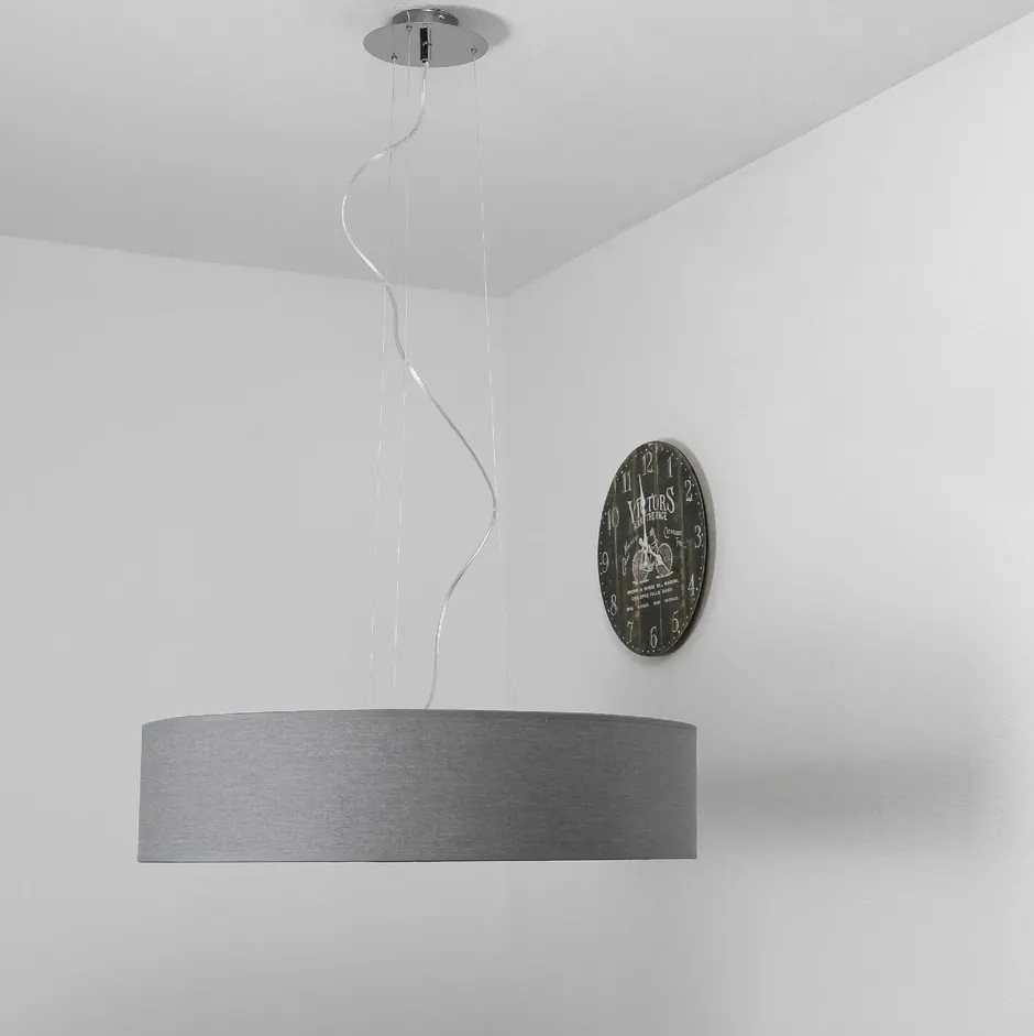 Hängelampen|Esszimmer Lampen*Nowodvorski XXL Hängeleuchte in grau