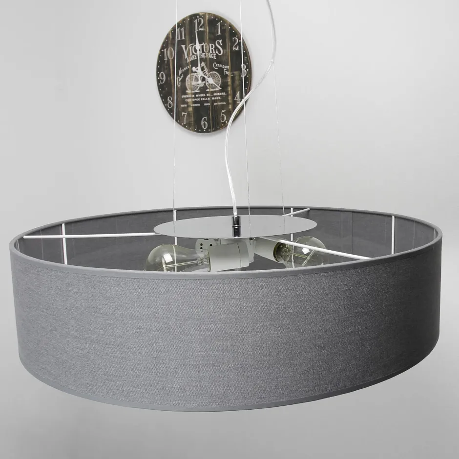 Hängelampen|Esszimmer Lampen*Nowodvorski XXL Hängeleuchte in grau