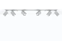 Sollux XXL Spot Strahler FALERIA Grau 120 cm lang 6x GU10< Wohnzimmerlampen|Moderne Lampen